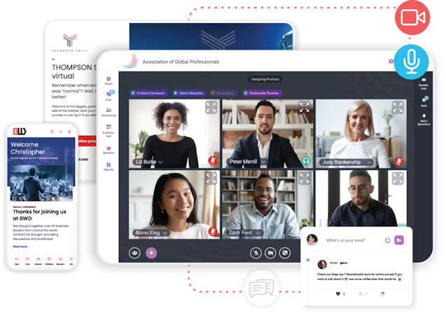 Aventri screenshot: Power your virtual, hybrid, and in-person events with one integrated platform