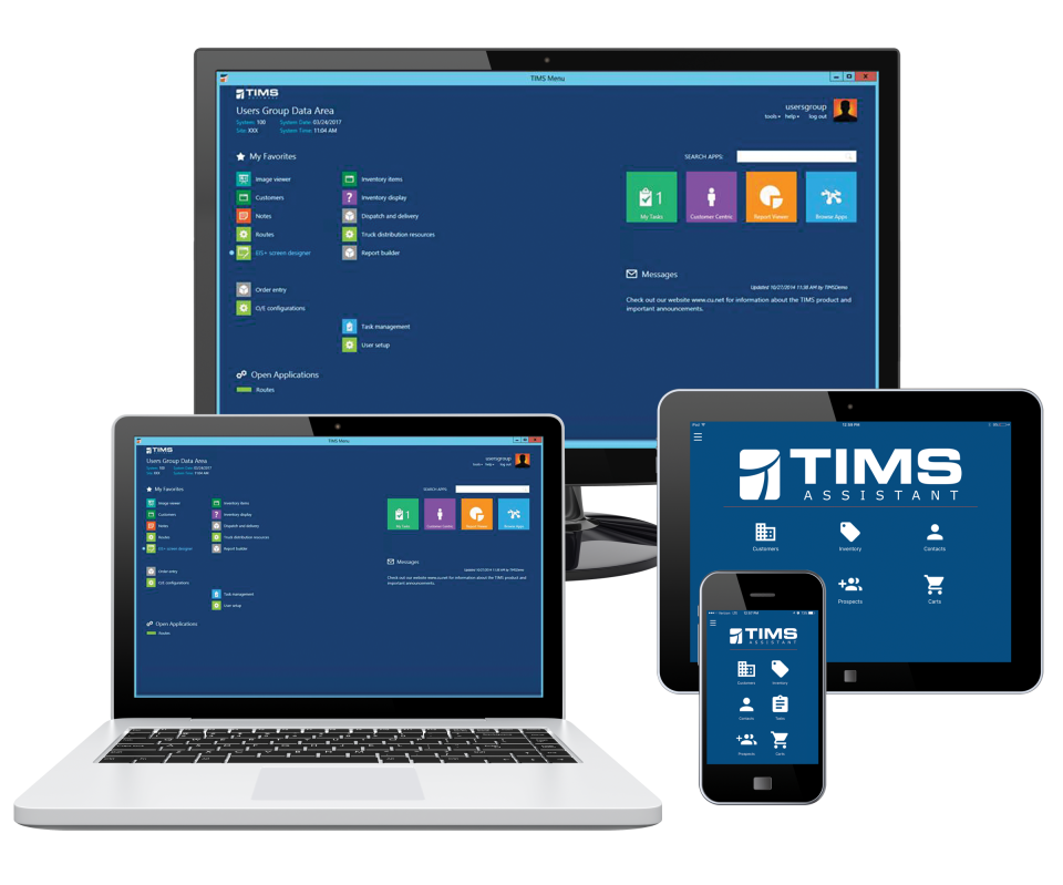 TIMS Medical screenshot: TIMS Medical multi-device support