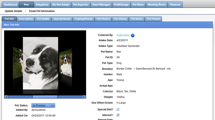 PetPal Manage Software - 2