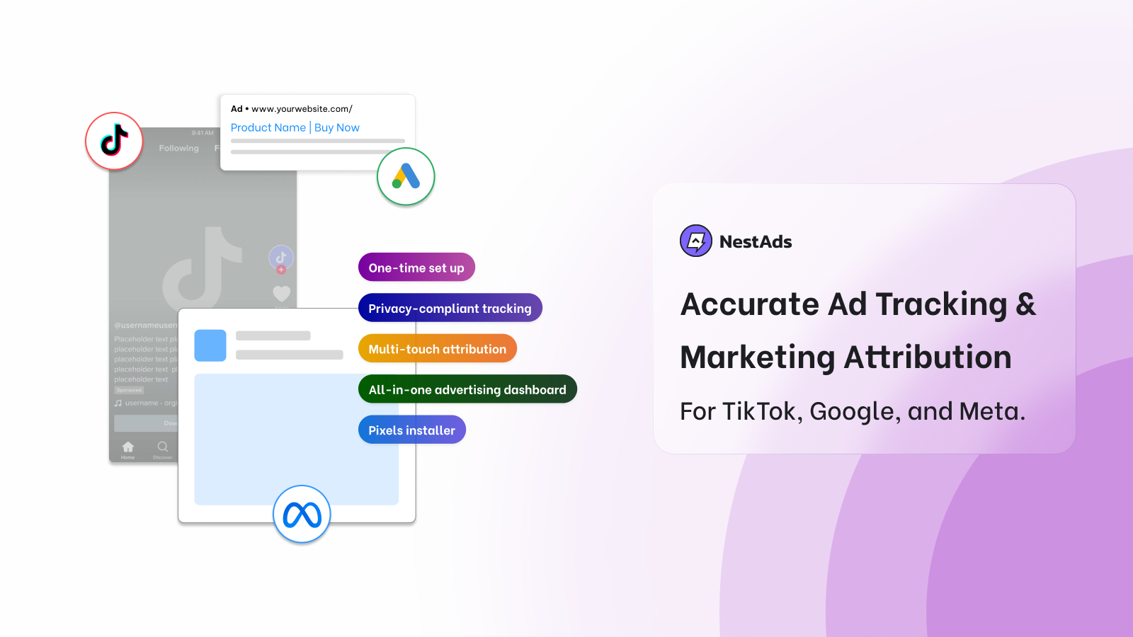 Accurate ad tracking & marketing attribution
