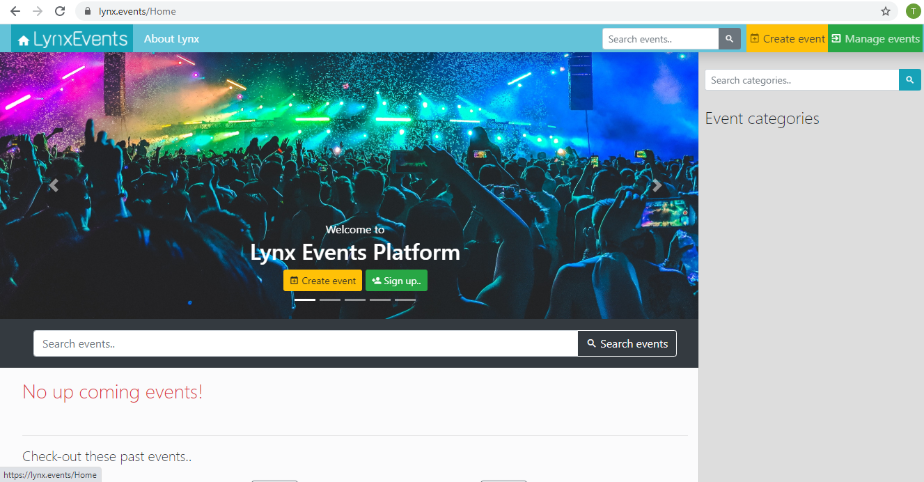 Lynx homepage