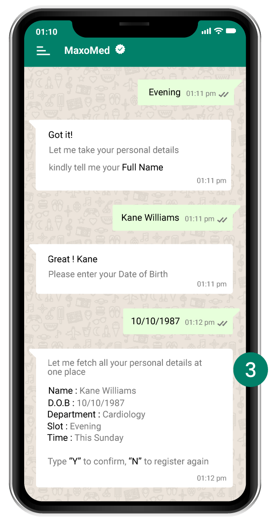 Yugasa Bot screenshot: Yugasa Bot chat