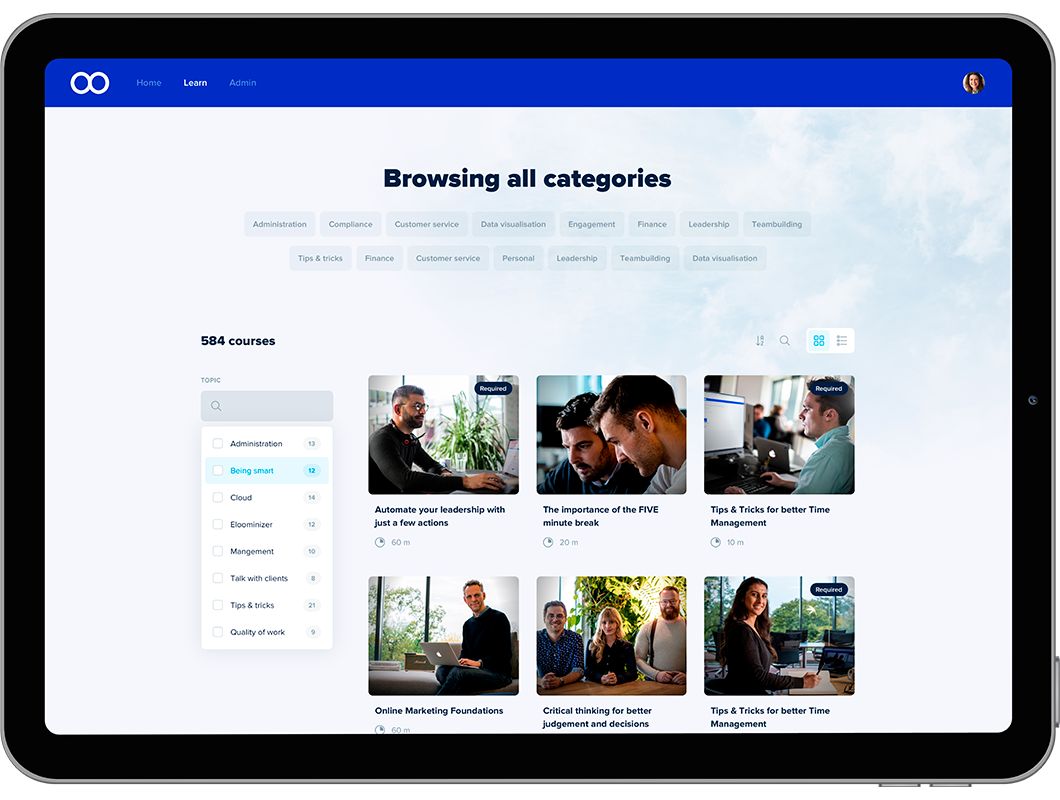 eloomi infinite browse courses