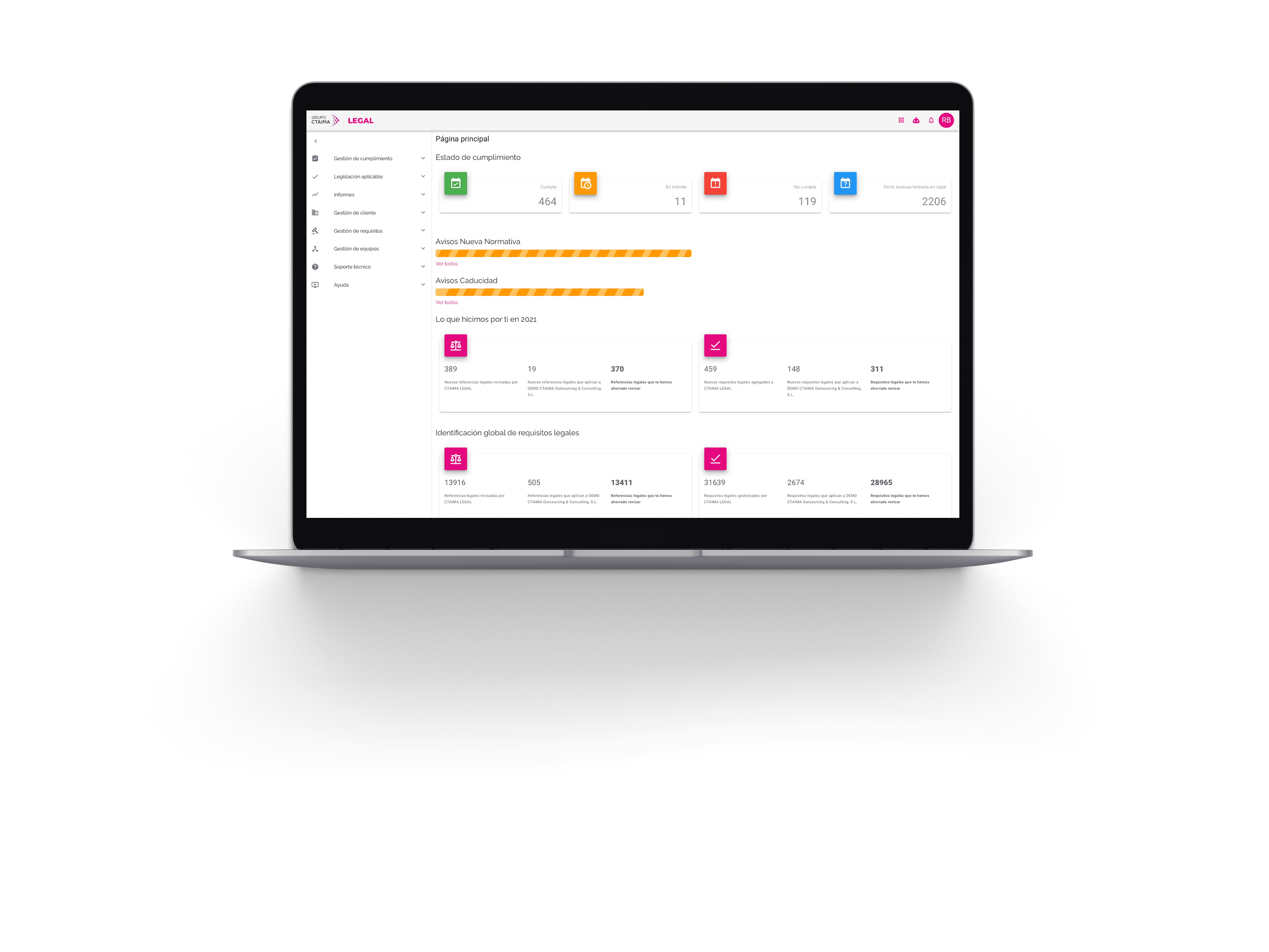 CTAIMALEGAL screenshot