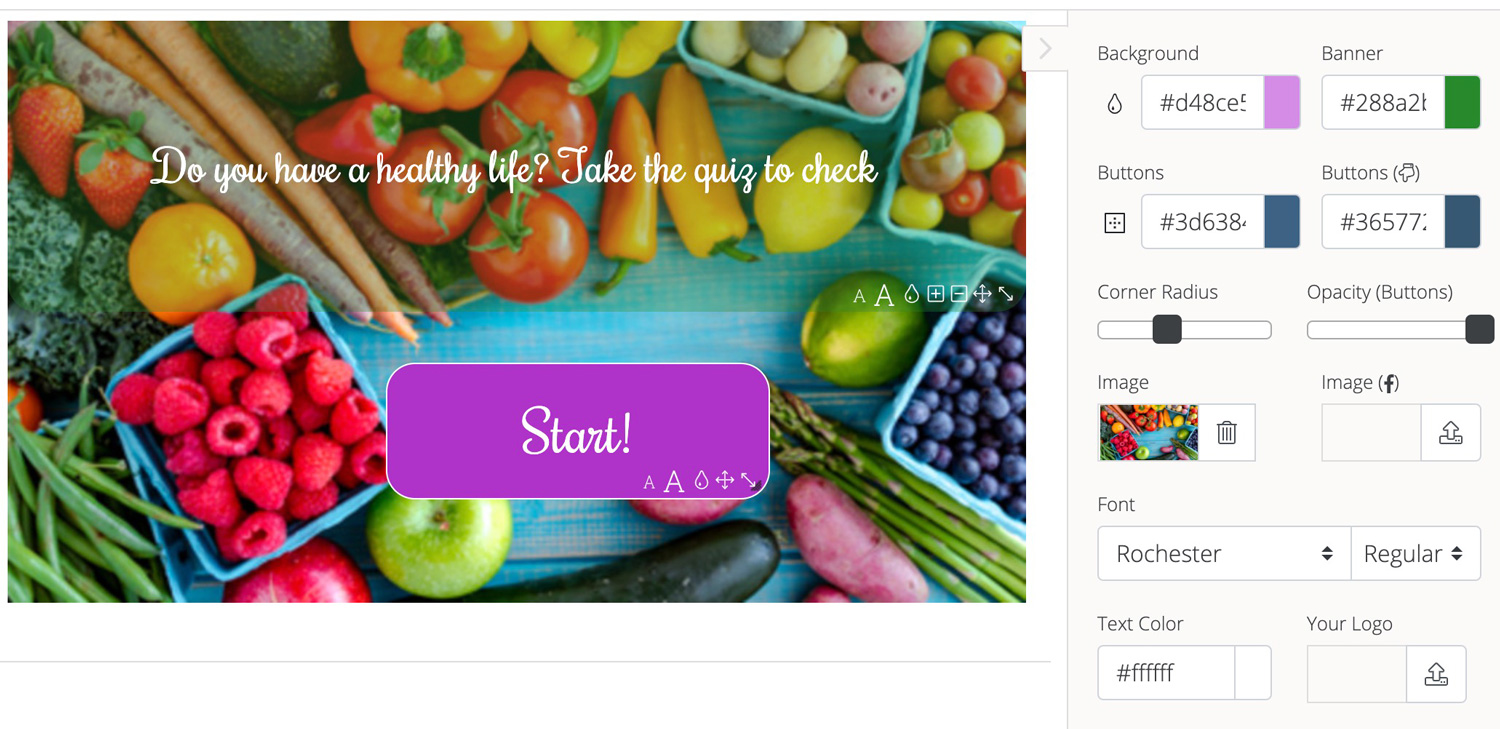 Fyrebox screenshot: Fyrebox custom quiz