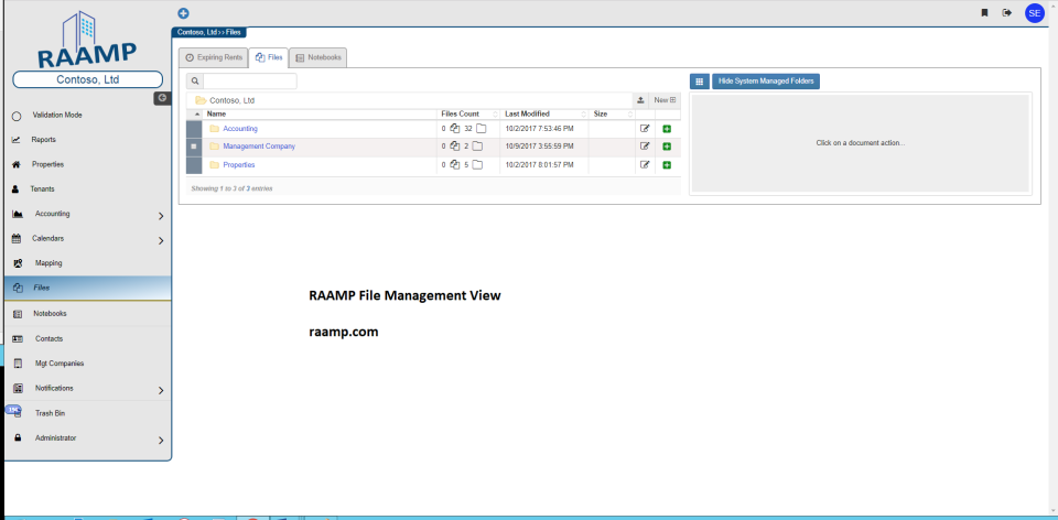 RAAMP Software - 3