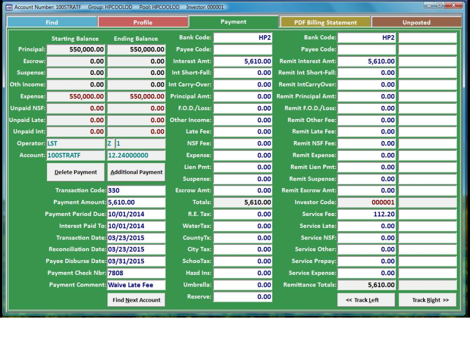AMFG Loan Servicer Software - 3