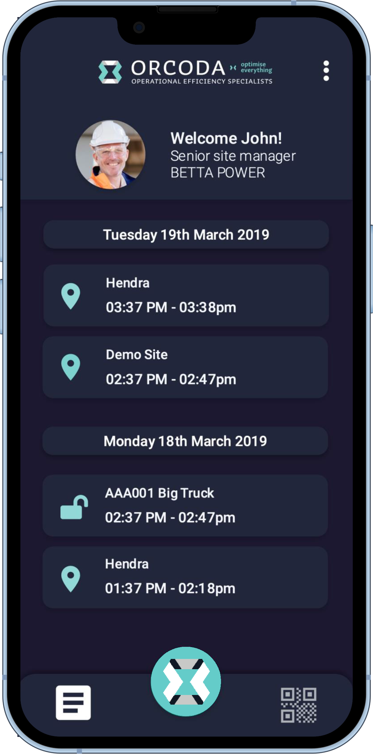 Worker Profiles in the OWLS Mobile App