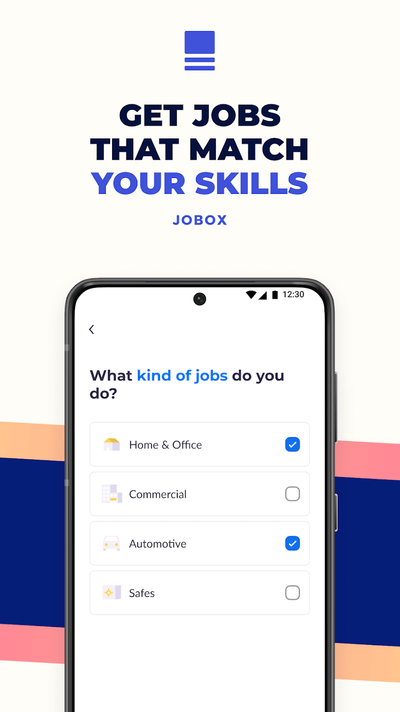 Jobox helps you get jobs that match your skills