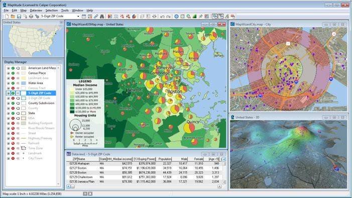 Maptitude Software - Maptitude Maps