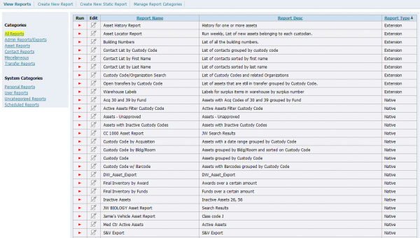 AssetWorks EAM Software - Users can review all report history for each asset with AssetWorks.