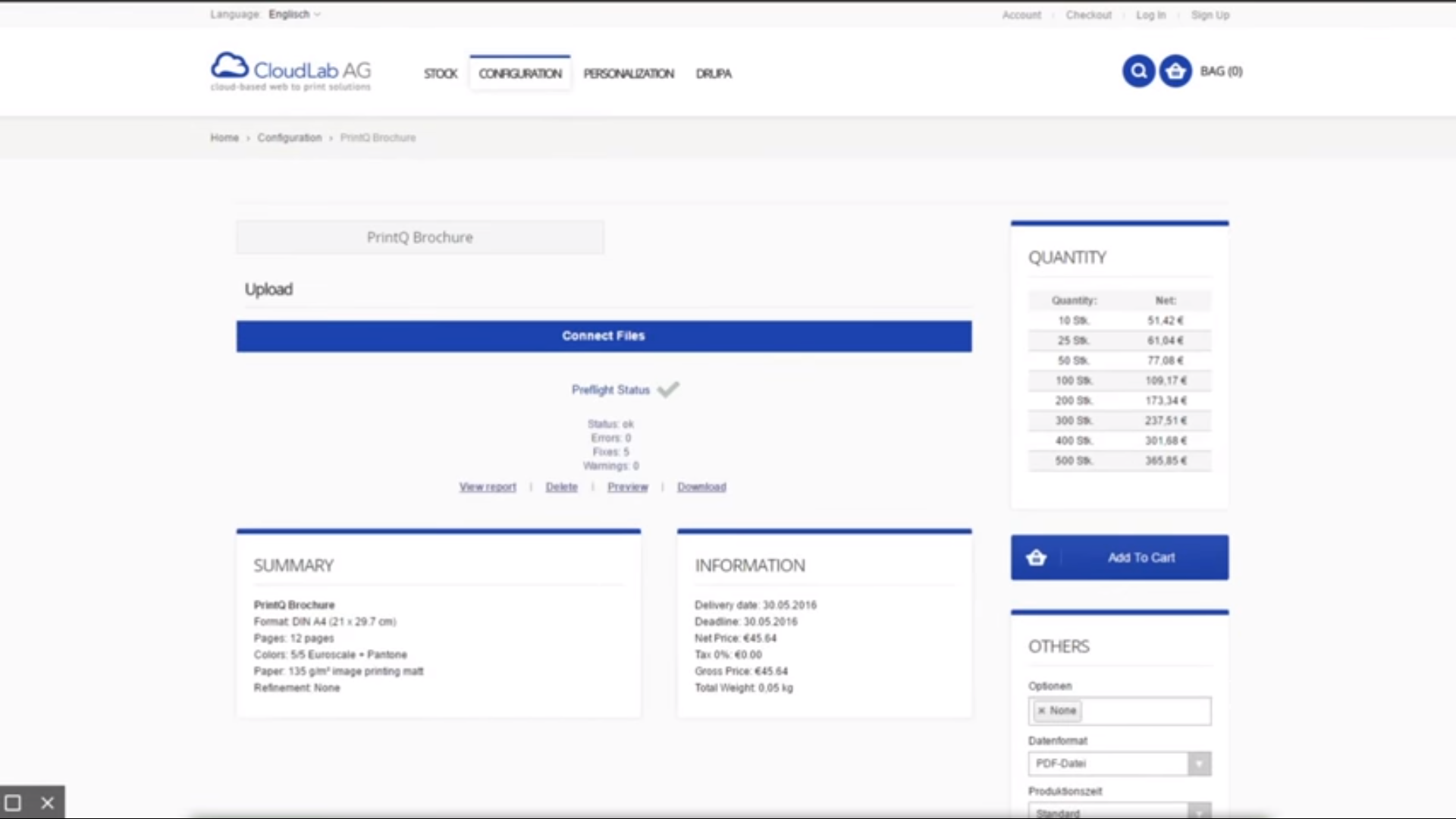 printQ Software - printQ configuration