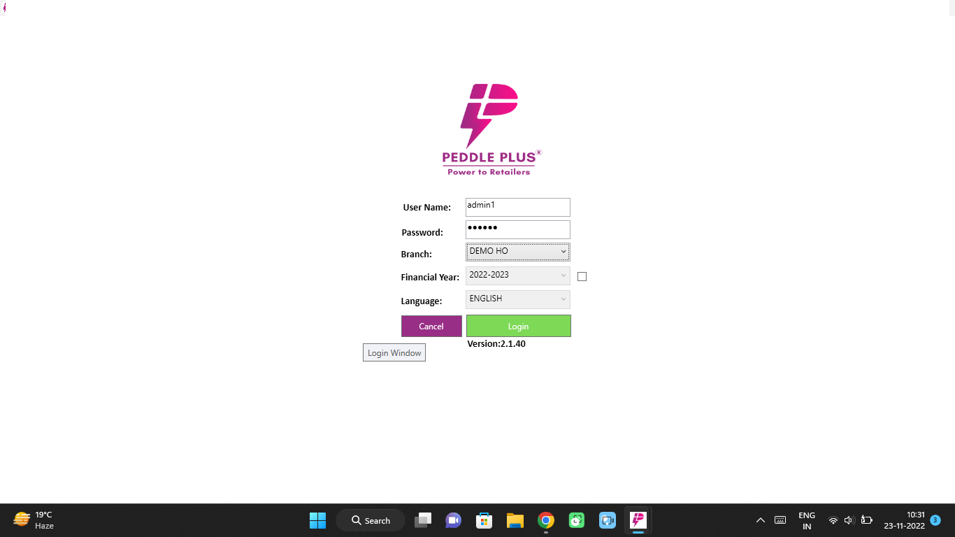 Peddle Plus screenshot: Multiple User Login - An easy to use login interface with the ability to add multiple users. You can set permissions according to the users added.