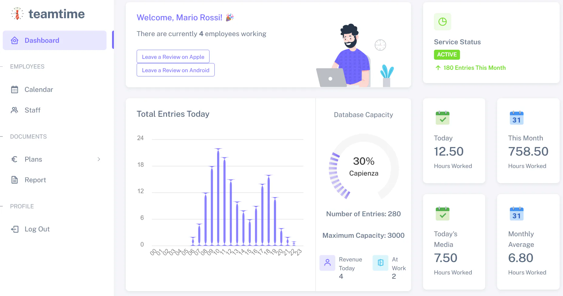 Teamtime TeamTime Pricing, Cost & Reviews - Capterra UK 2026