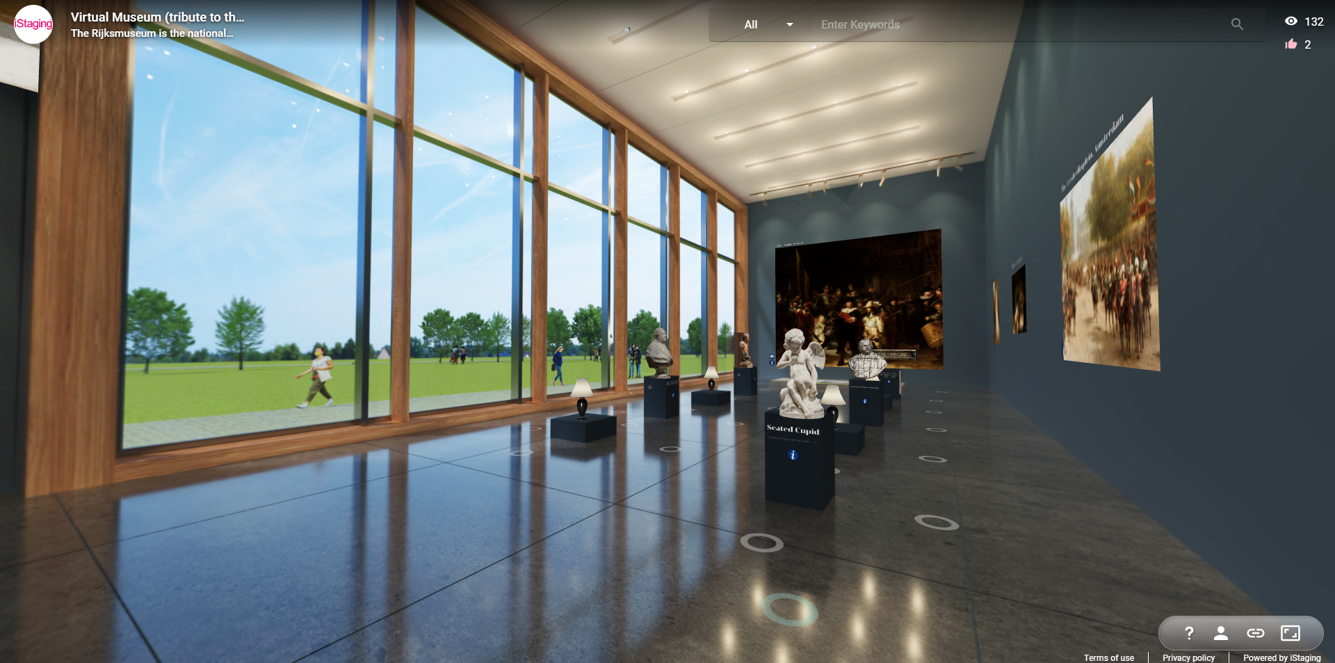 Virtual museum (Rijksmuseum tribute)