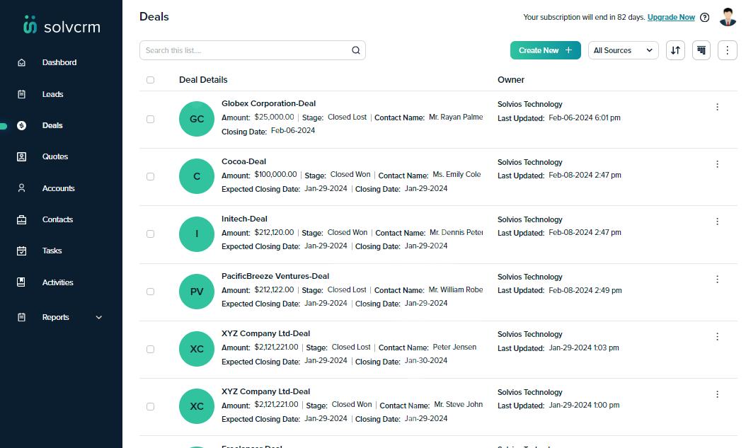 SolvCRM Software - 10