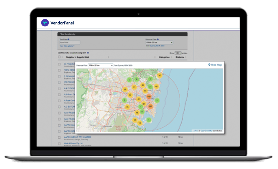 Supplier Management with automated compliance and Geo Location Discovery