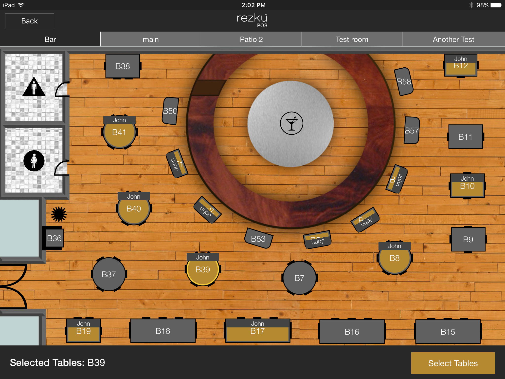 Table layout