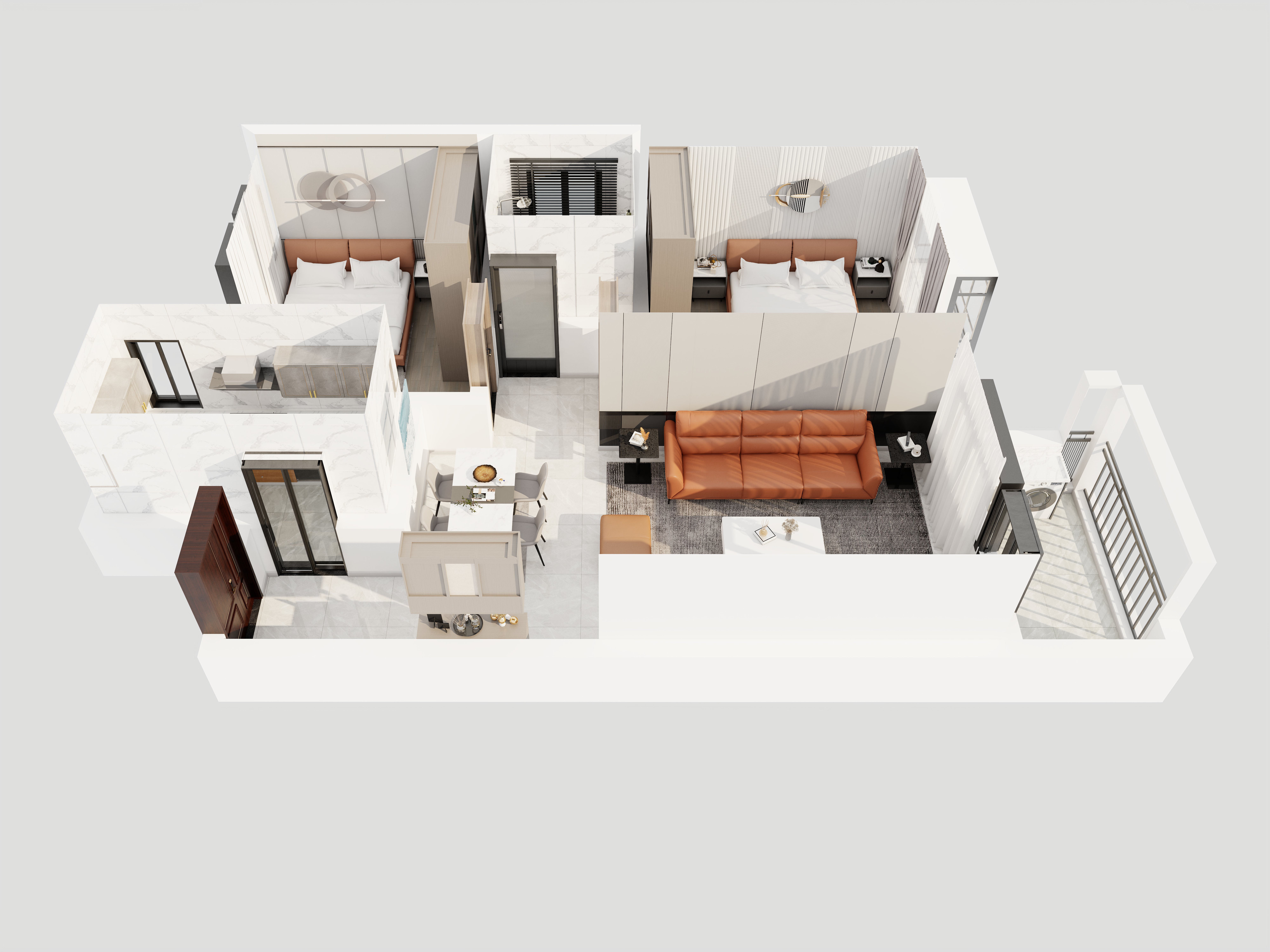 AiHouse screenshot: 3d floor plan