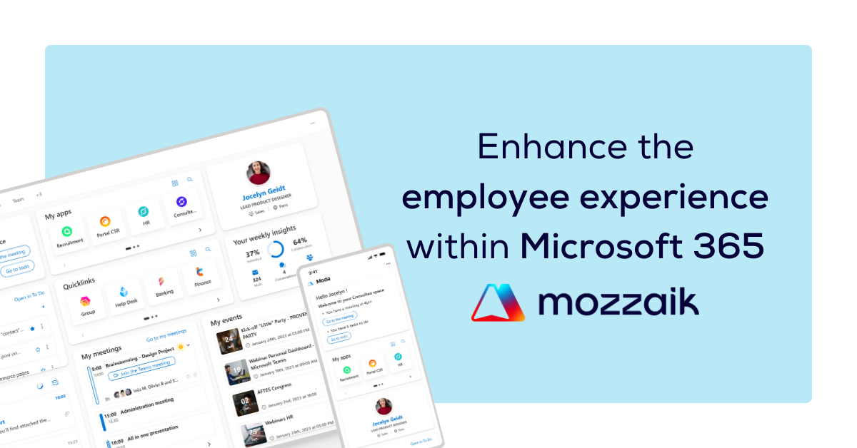 Enhance the employee experience within Microsoft 365