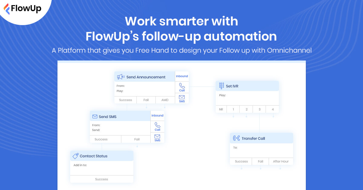 FlowUp screenshot: Automated Lead Follow-up System
