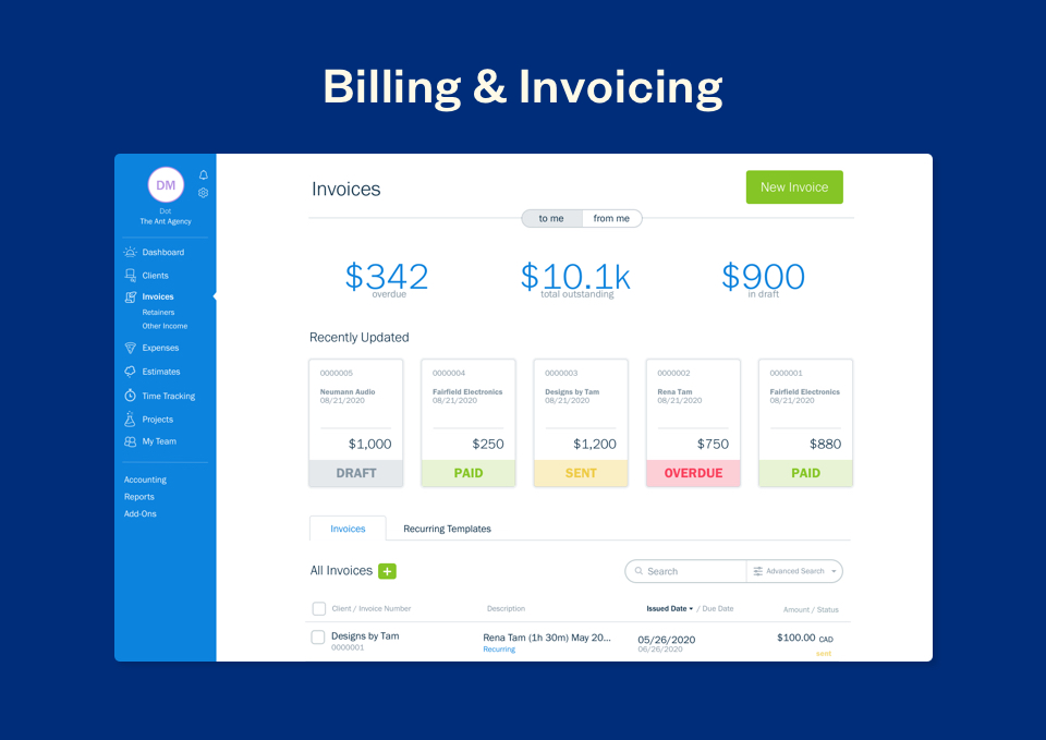 FreshBooks Pricing, Features, Reviews & Alternatives | GetApp