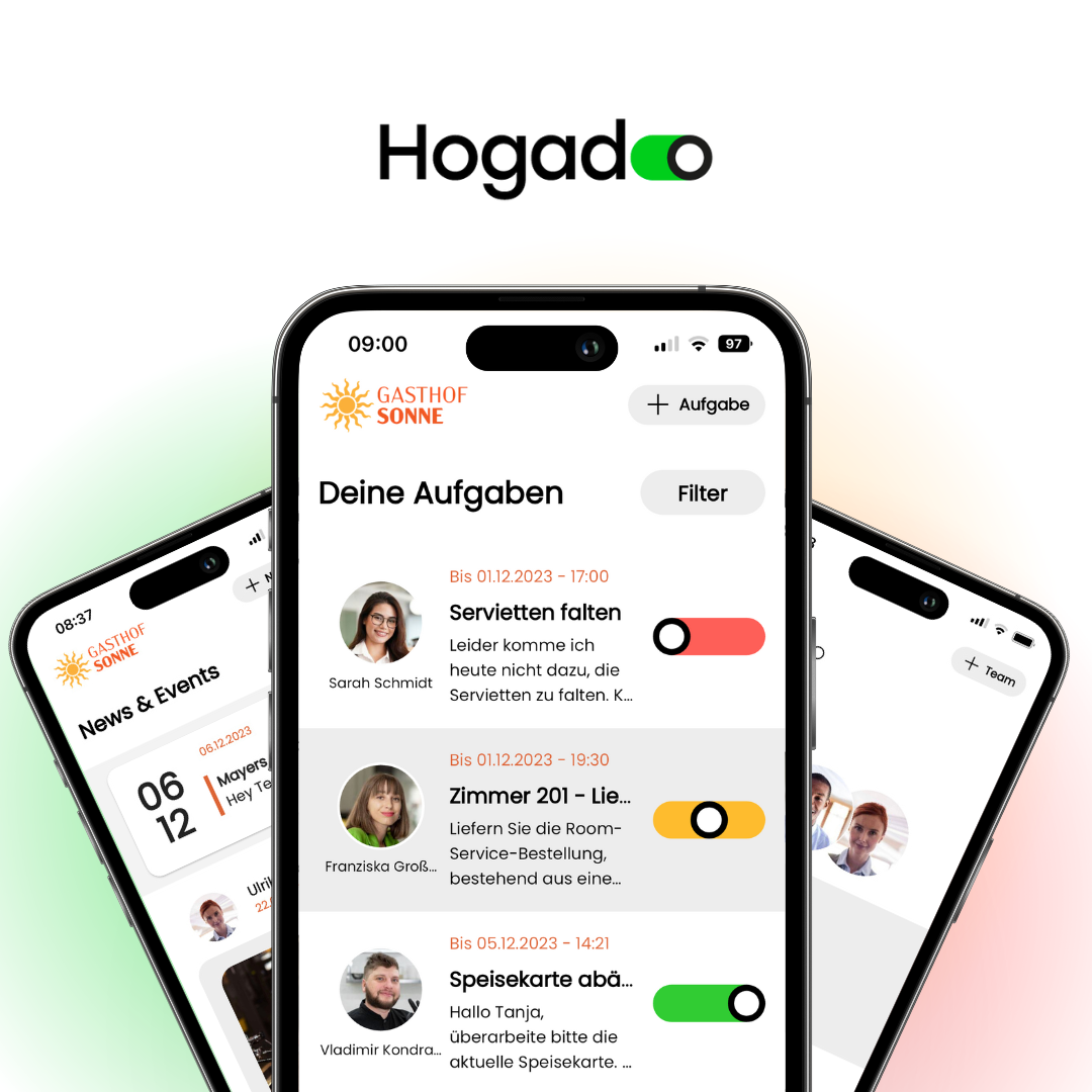 Hogado screenshot: Hogado | The Employee App | Made in Germany