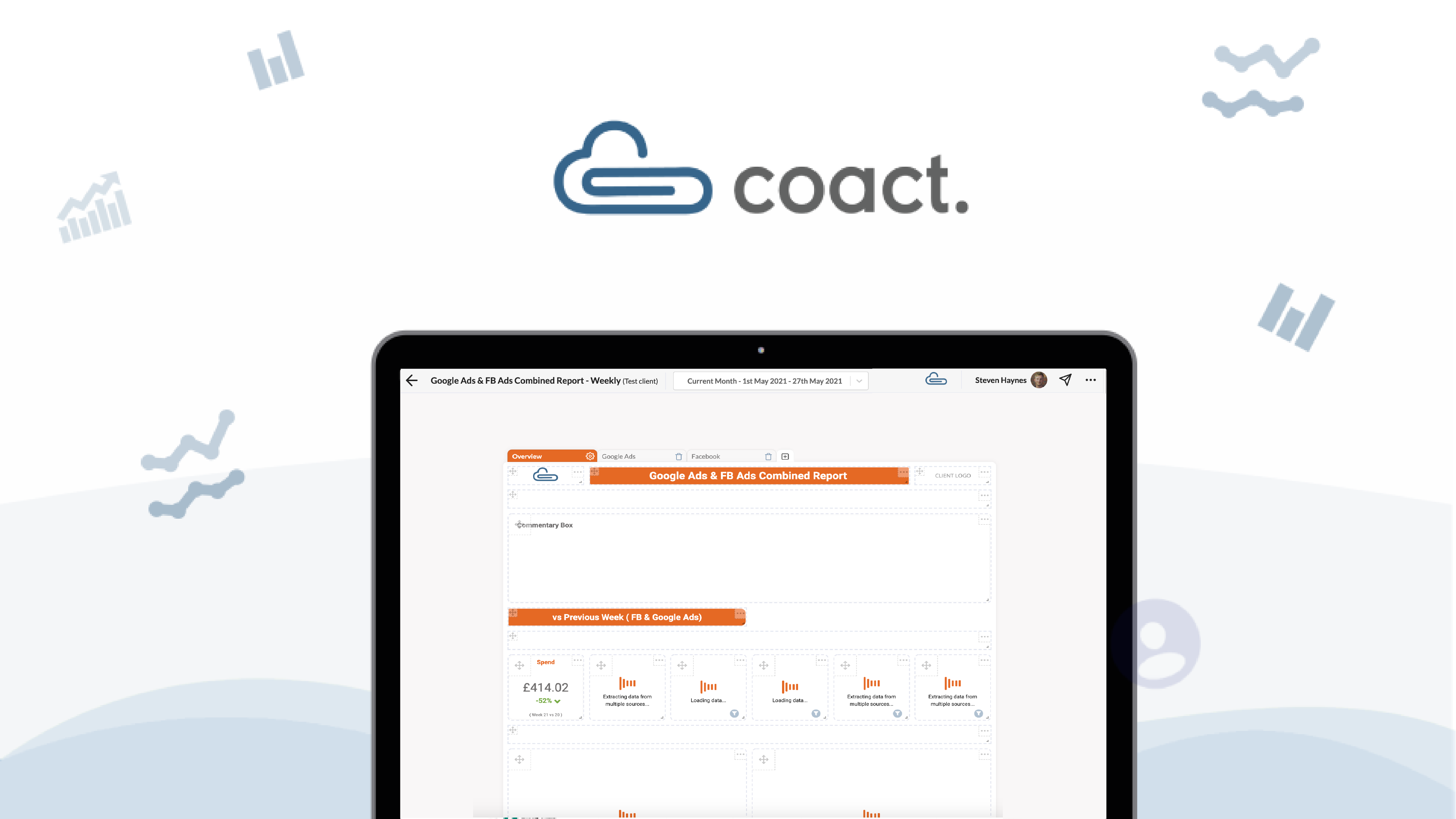 Coact screenshot: Coact reports