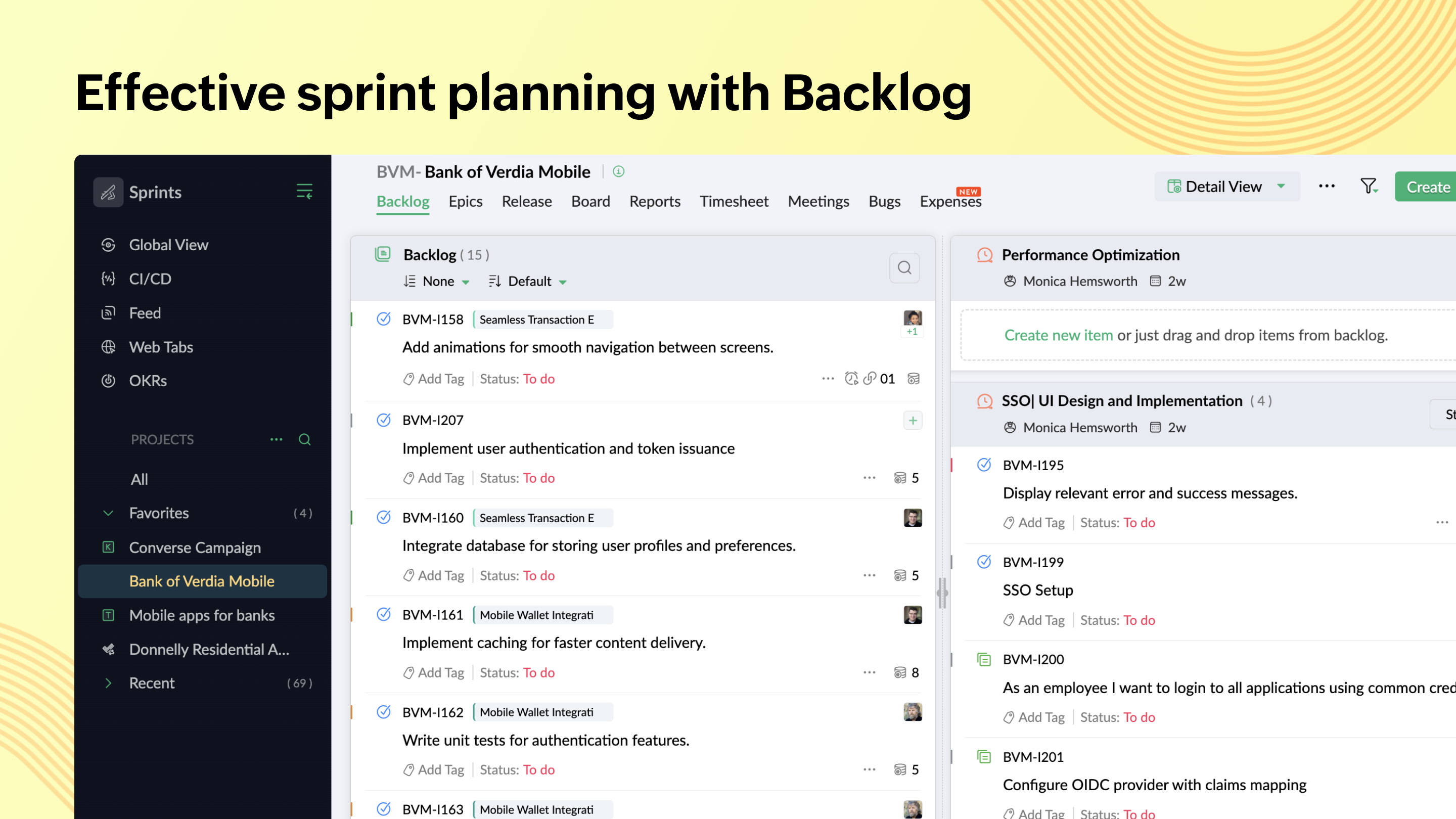 Zoho Sprints Software - 1