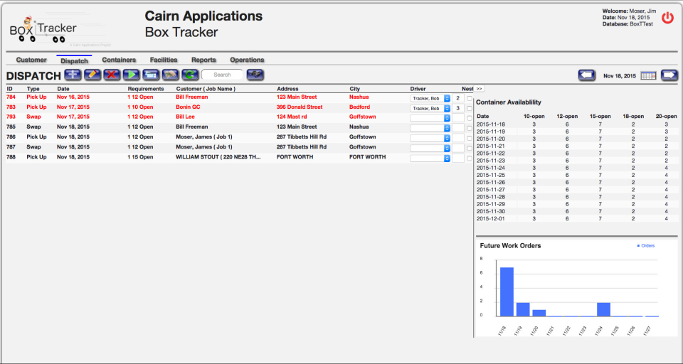 Box Tracker Software - 5