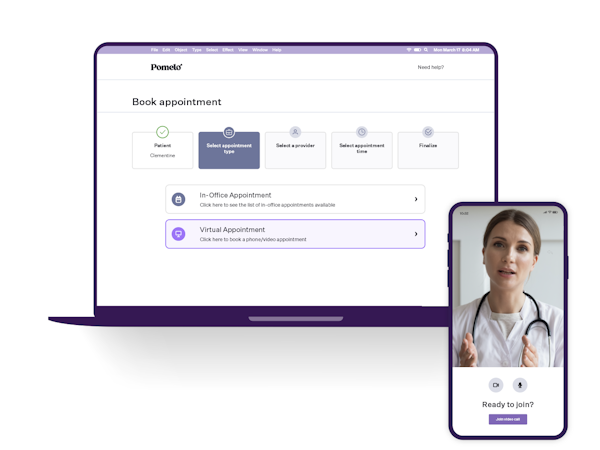 Pomelo Health Software - Engage with your patients through secure, compliant video consultations, without any additional software downloads or registrations.