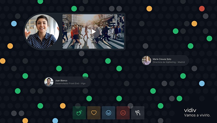 vidiv screenshot: Vidiv video conferencing