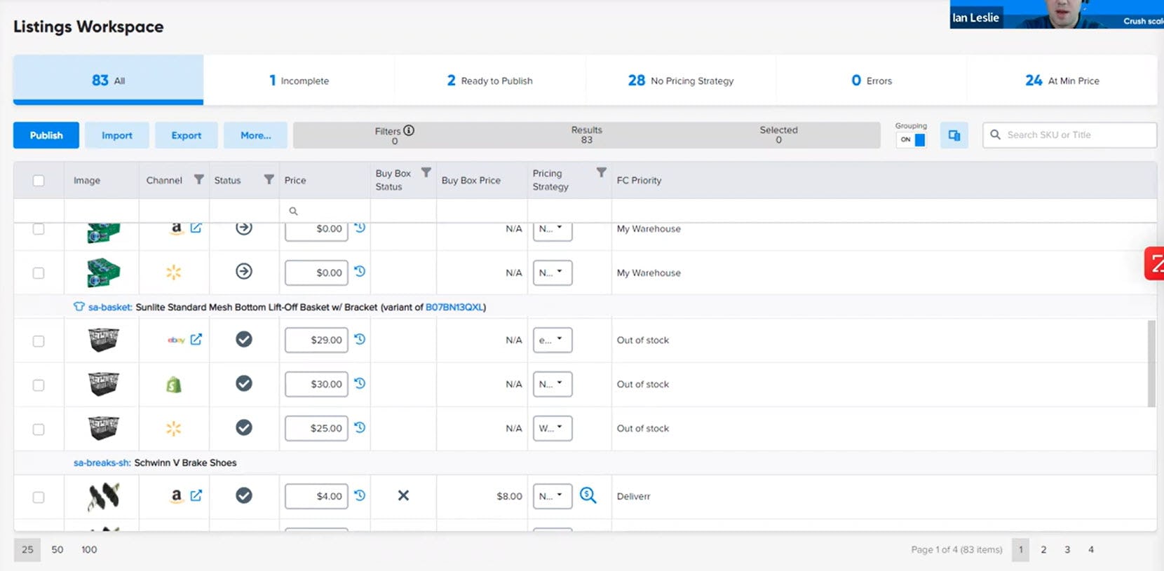 SellerActive Software - Pricing Manager Page: Our powerful pricing software allows you to choose how you want to sell by allowing you to create rules to automatically price your products according to pricing strategies.