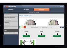 AutoServe1 Software - Technicians can work their way through the inspection workflow and keep others up-to-date with notifications