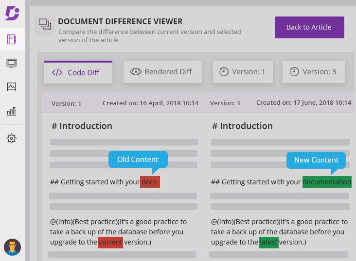 Document360 Versioning