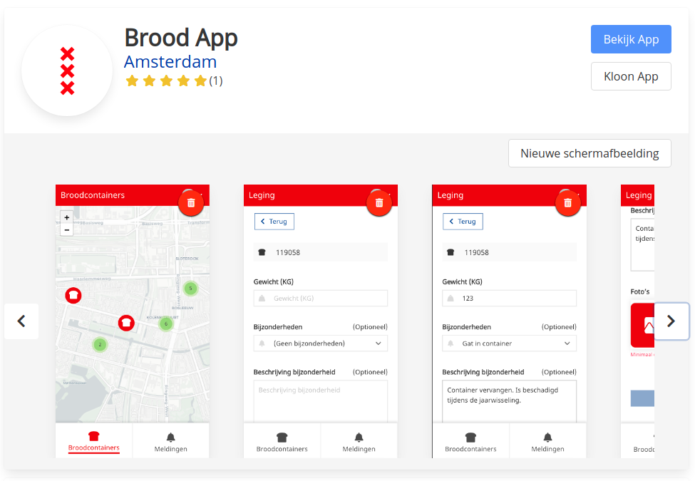 Public or private app store for apps of your organisation