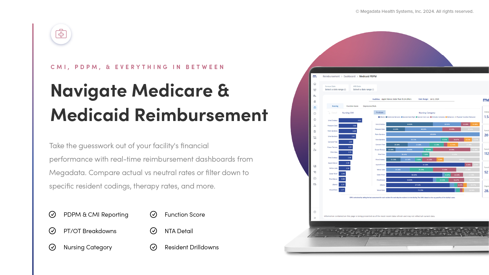 Here's how Megadata helps navigate Medicare and Medicaid reimbursement analysis.
