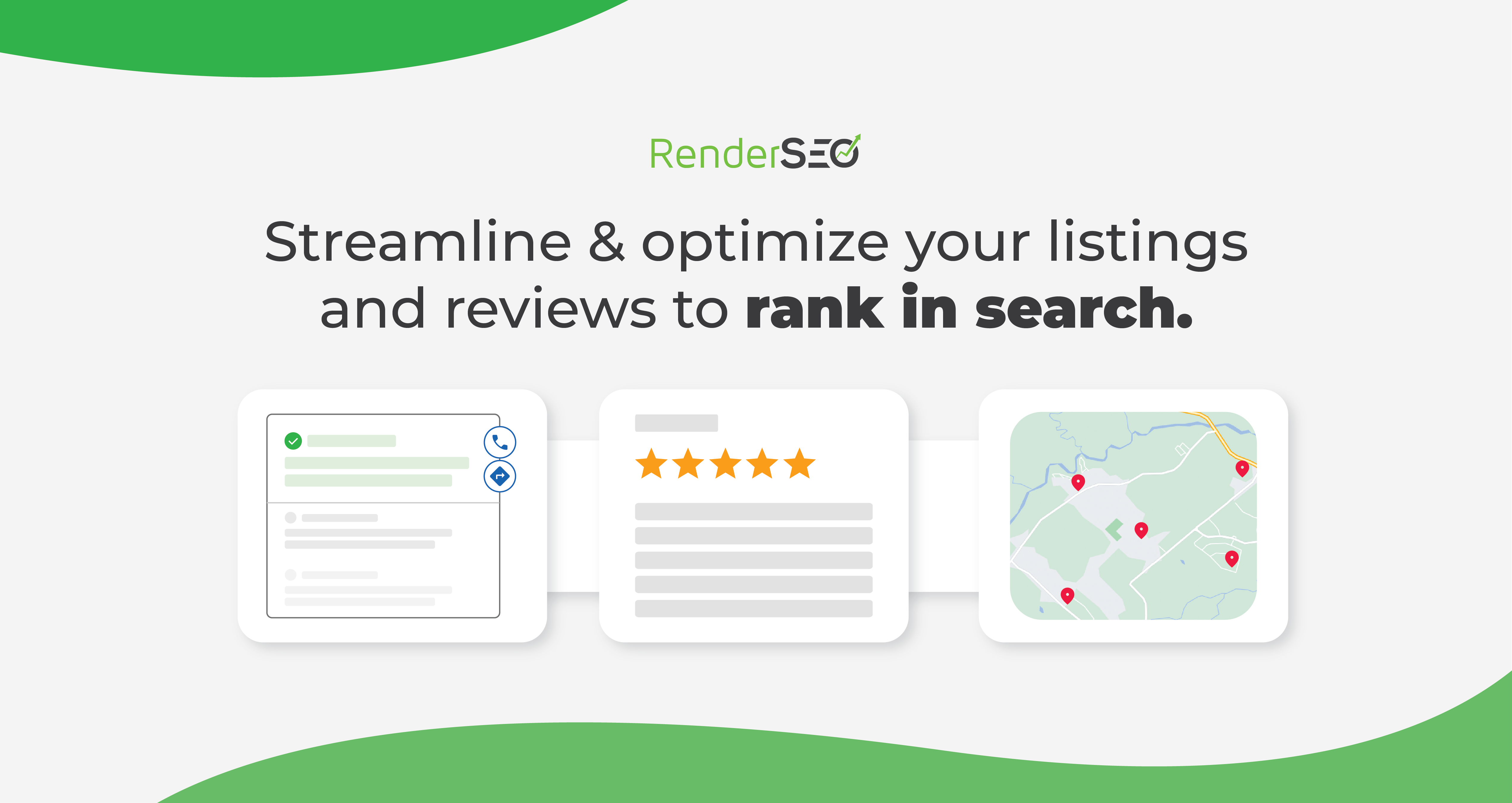 RenderSEO Platform Software - RenderSEO helps multi-location brands and franchises rank in local searches and grow foot traffic through our local SEO solutions.