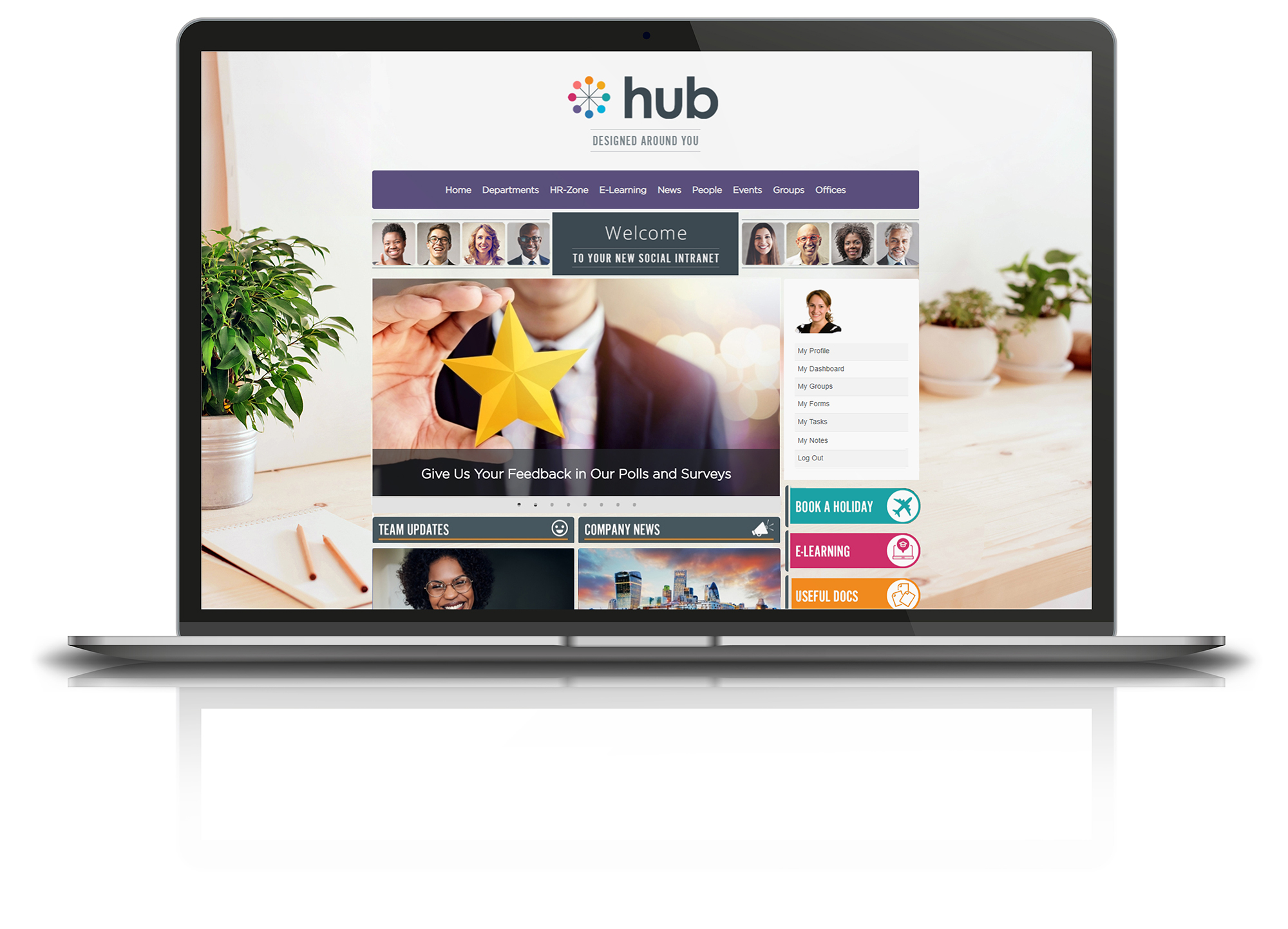 The Hub Social Intranet