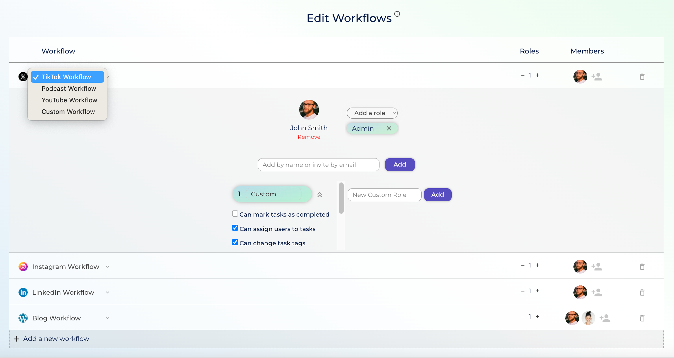 Oppflow Personalized Workflows