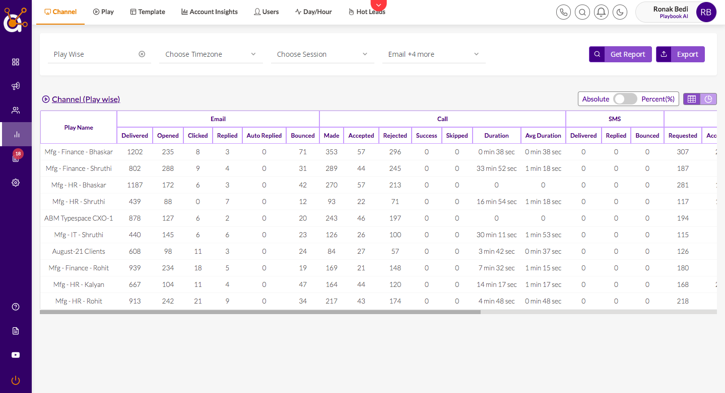 Playbook AI screenshot: Playbook AI generate reports