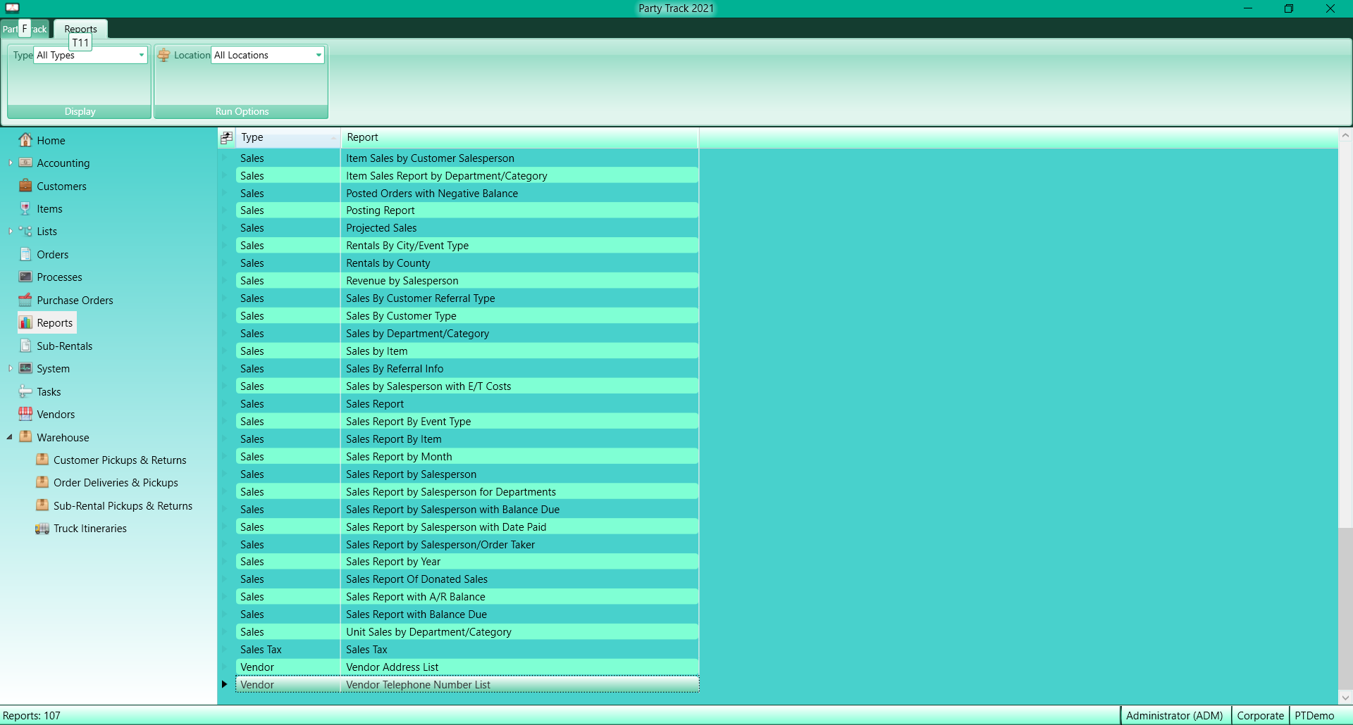 Party Track Software - 4