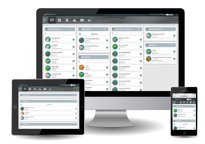 vetpraxis.de screenshot: Ready for Mobile