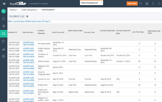 ProcessMAP EHS Platform Software - 3