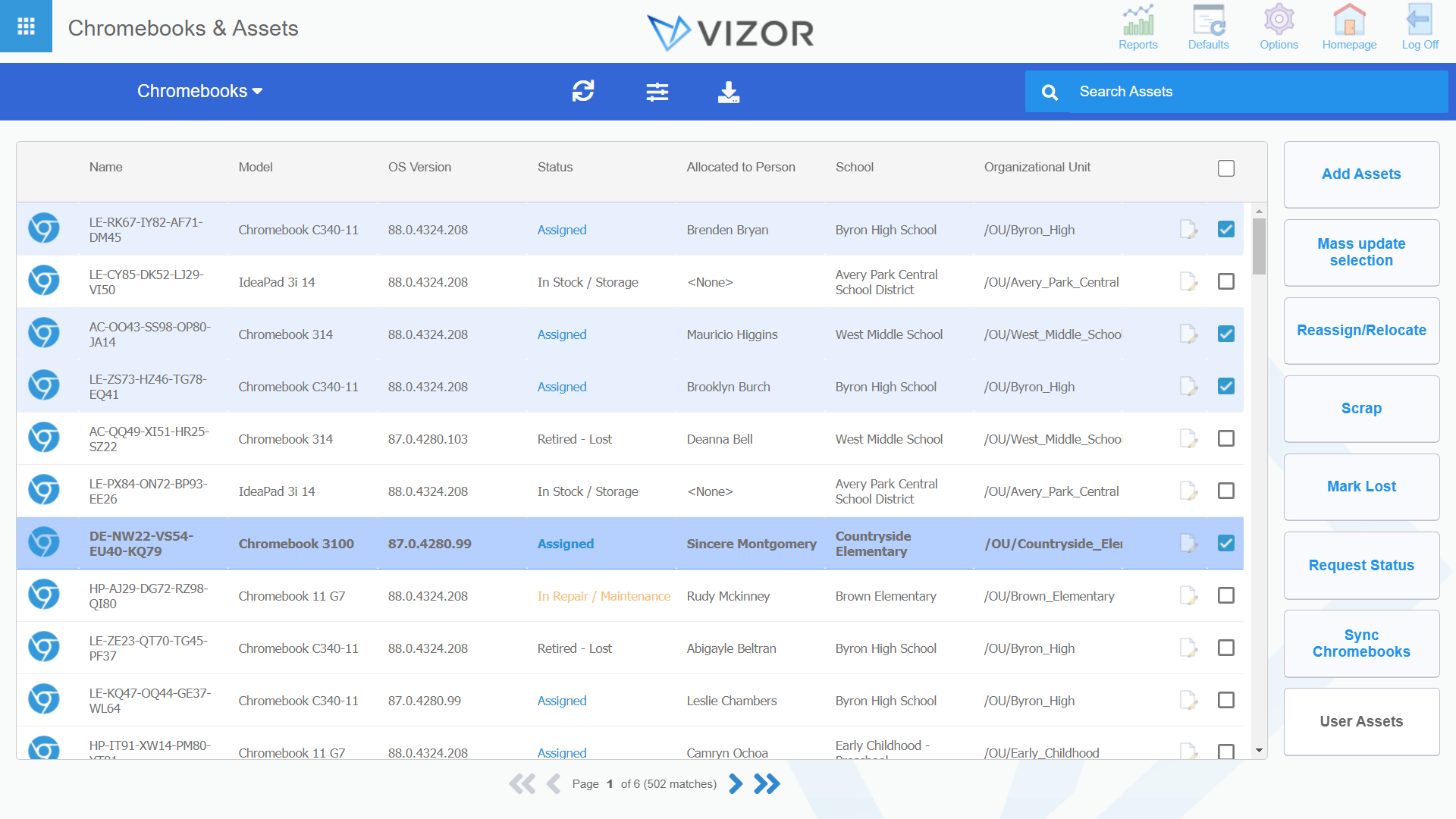 VIZOR IT Asset Management for Schools Software - 2