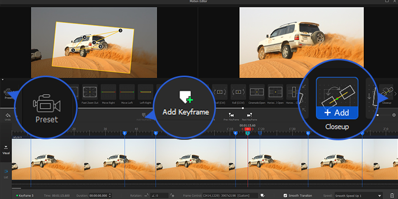 VideoProc Vlogger - Add motion effects in videos and photos