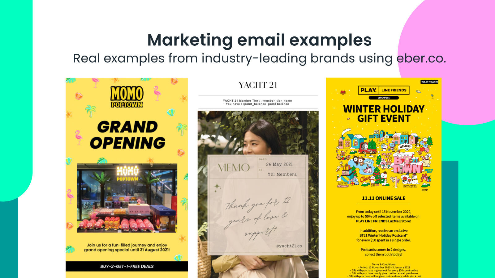 Marketing Email Examples