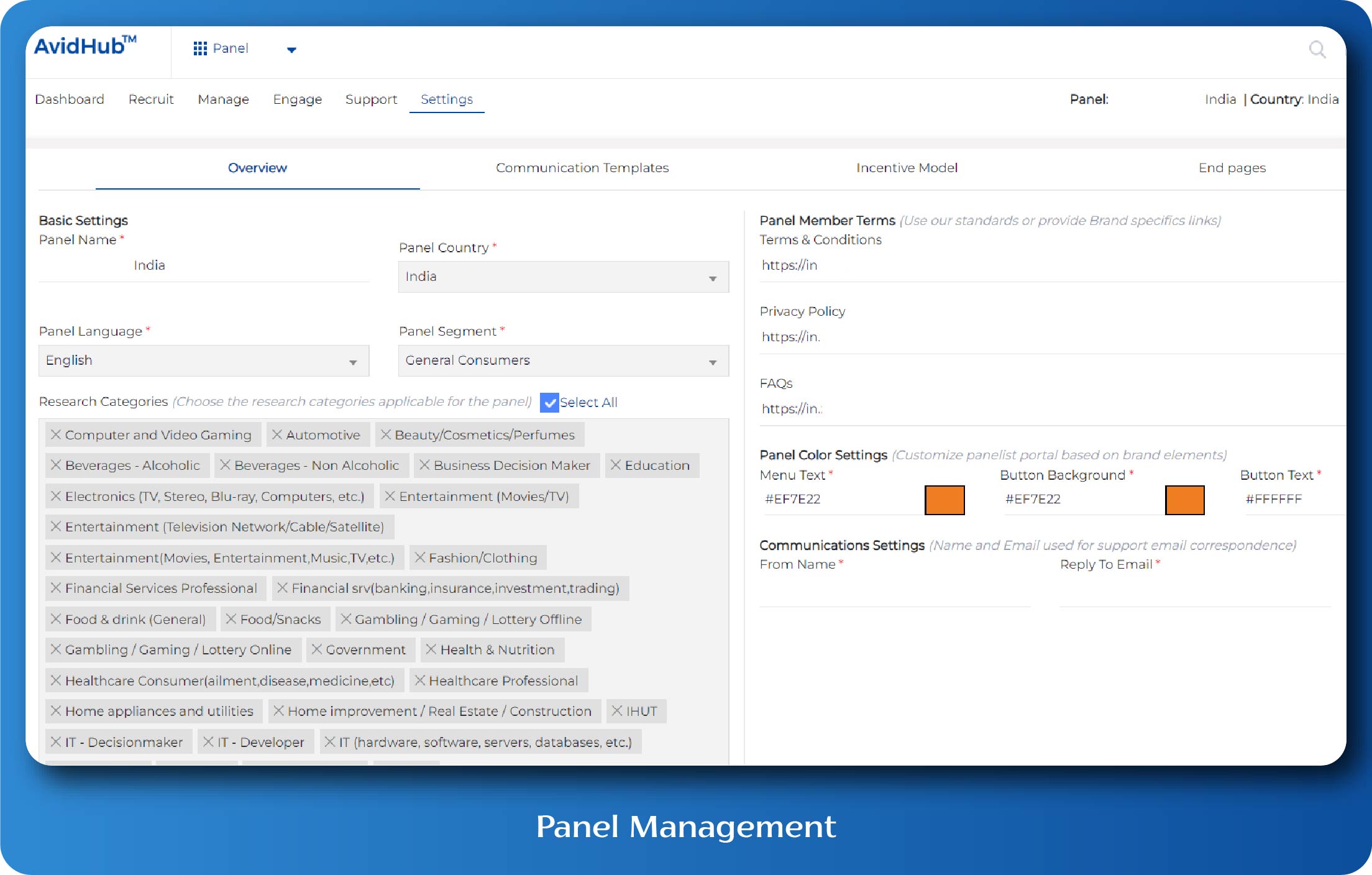 Manage people, panel & campaigns – all in one place