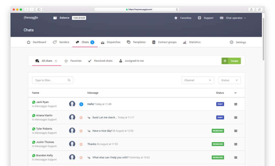 Multichannel Messaging Platform Software - 2