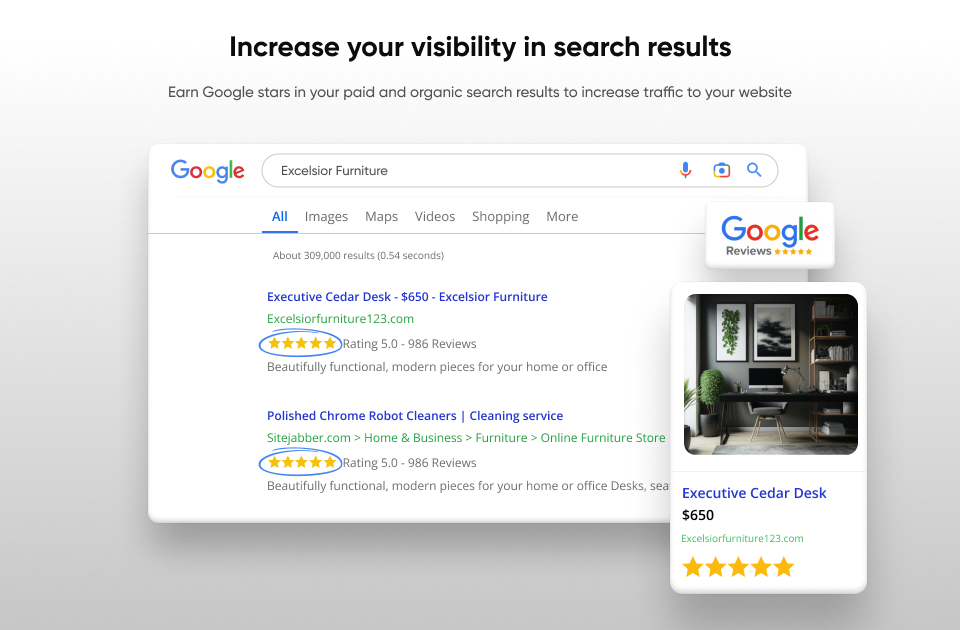 Increase your visibility in search results